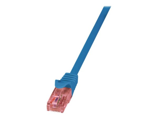 LOGILINK CAT6 U/UTP Patch Cable AWG24 LSZH blue 5.00m Prime Line