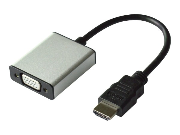 VALUE - Video- / Audio-Adapter - HDMI / VGA / Audio - HDMI (M) bis HD-15, Mini-Phone Stereo 3,5 mm,