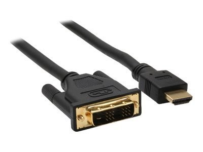 INLINE HDMI-DVI Kabel, vergoldete Kontakte, 19pol St auf 18+1 St, 2m