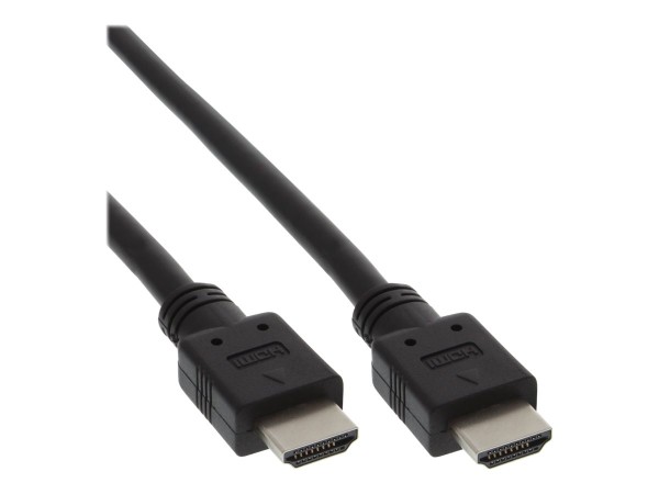 INLINE ® HDMI Kabel, HDMI-High Speed, Stecker / Stecker, schwarz, 7,5m