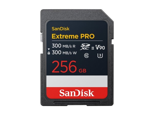 SANDISK Extreme PRO SDXC-Speicherkarte 256GB