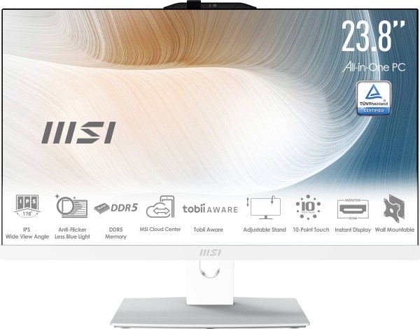MSI Modern AM242TP 1M-1208DE 60,5cm (23,8") Core 3 100U 16GB 256GB W11P