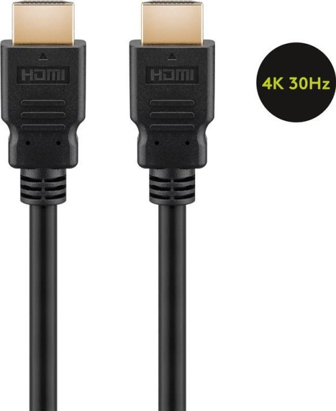 WENTRONIC Goobay High-Speed-HDMI?-Kabel mit Ethernet (60613)