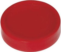 MAUL Magnet (Ø x H) 30 mm x 8.4 mm rund Rot 10 Stück 6172325 (6172325)