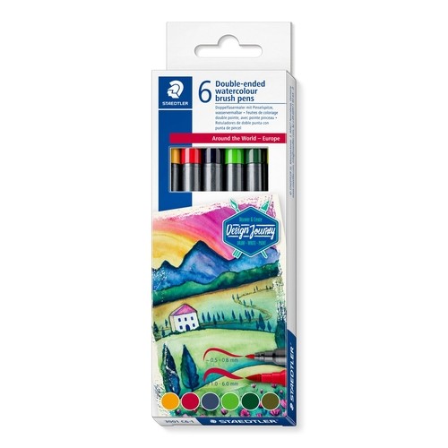 STAEDTLER Doppel-Fasermaler "Europa"