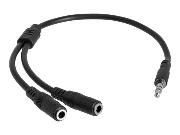 STARTECH.COM 3,5mm Klinke Y-Splitter Kabel - Headset Splitter