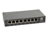 LEVEL ONE GEP-0823 8-Port-Gigabit-PoE-Switch 802 3ataf PoE 120W