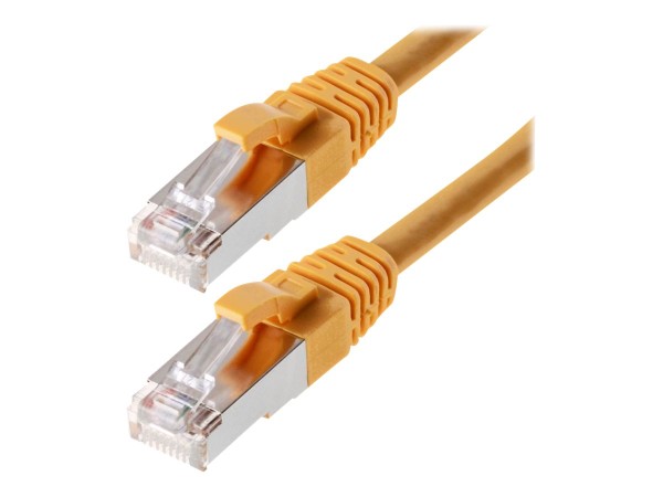 helos Patchkabel SF/UTP, CAT 5e, gelb, 1,0 m