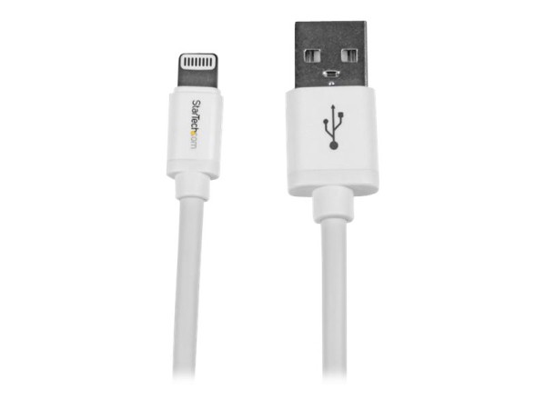 STARTECH.COM 2m Apple 8 Pin Lightning Connector auf USB Kabel - Weiss - USB Kabel für iPhone / iPod