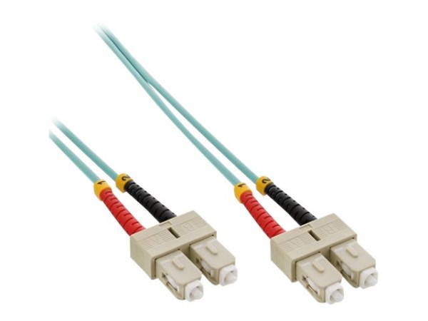 INLINE LWL Duplex Kabel, SC/SC, 50/125µm, OM3, 30m