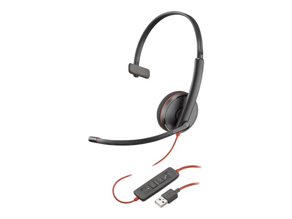 HP Poly Blackwire C3210 USB-A Black Headset Bulk