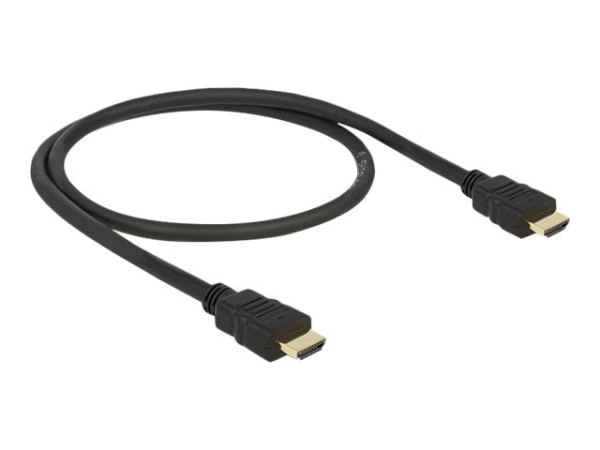 DELOCK Kabel HDMI A Stecker > HDMI A Stecker, 0,5m