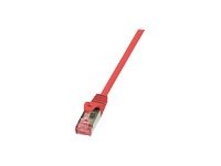LOGILINK CQ2074S S/FTP Patchkabel Kat.6 PrimeLine rot -   5,00m