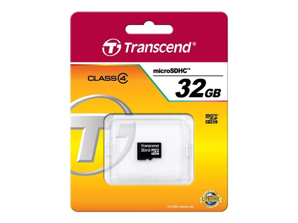 TRANSCEND SDHC CARD MICRO 32GB CLASS 4