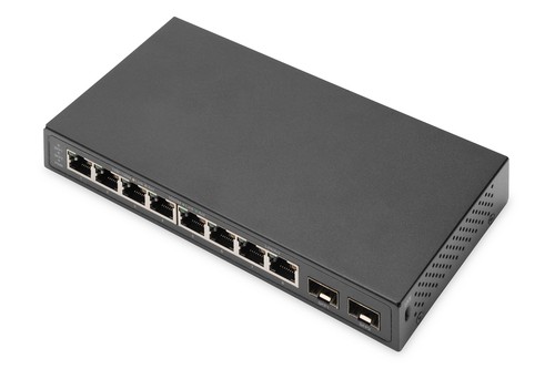 DIGITUS 8P +2SFP GE Switch 8x10/100/1000Mbit/s +2SFP Uplink Ports