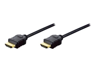 DIGITUS HDMI Anschlusskabel High Speed - 5m Schwarz