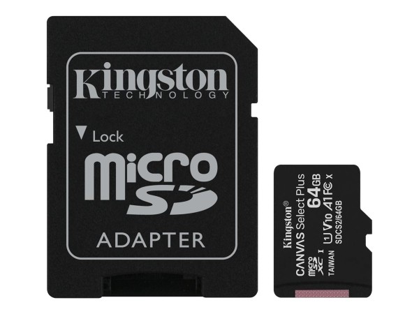 KINGSTON 64GB MICROSDXC CANVAS SELECT 2