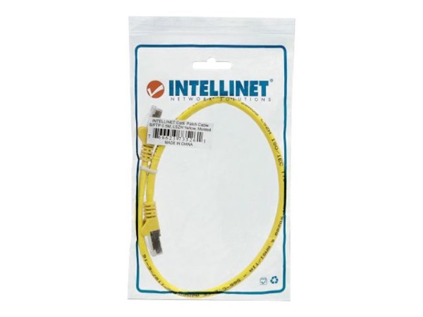 INTELLINET Kabel INTELLINET Netzwerkkabel, Cat6A zertifiziert, CU, S/FTP, LSOH, 1,5 m, [ye]