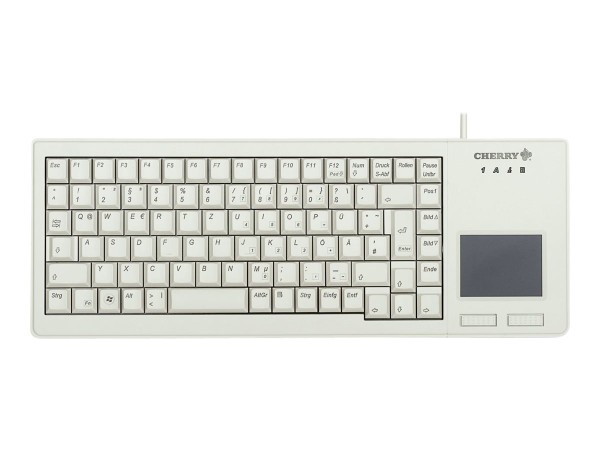 Cherry G84-5500LUMDE-0 XS Touchpad Keyboard USB grau