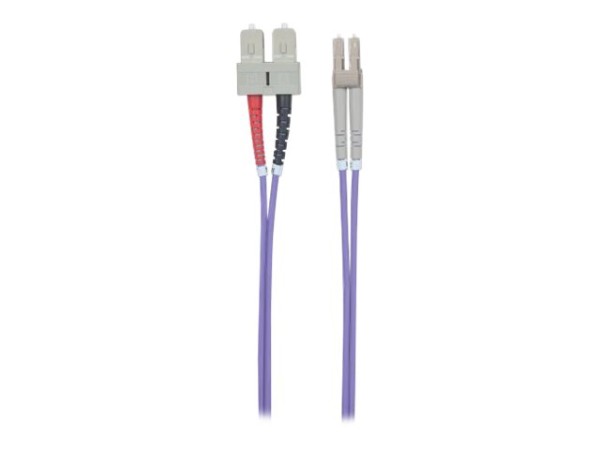 INTELLINET - Patch-Kabel - LC Multi-Mode (M) - SC multi-mode (M) - 2 m - Glasfaser - 50/125 Mikromet