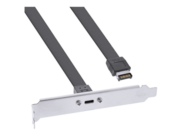 INLINE Slotblende USB Typ-C zu USB 3.1 Frontpanel Key-A intern, 0,5m