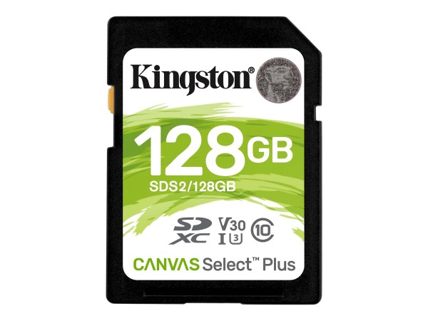 KINGSTON 128GB SDXC CANVAS SELECT PLUS
