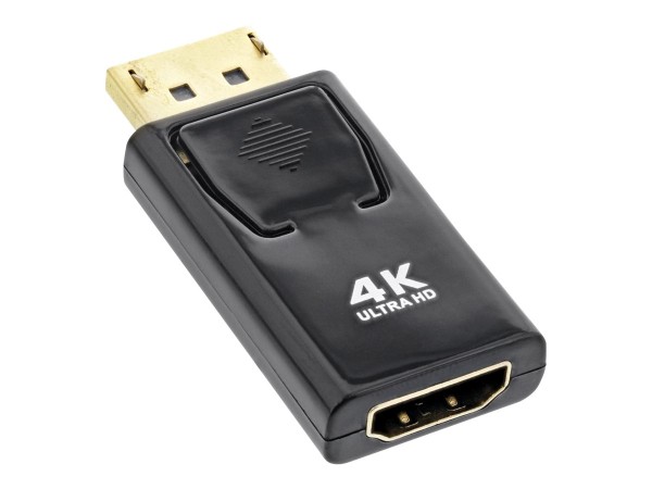 INLINE DisplayPort Adapter, DisplayPort Stecker auf HDMI Buchse, 4K/60Hz