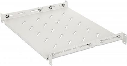 INTELLINET 19" Fachboden variable Schienen 350mm tief grau