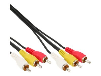 NONAME Cinch Kabel Audio/Video, 3x Cinch St/St, 10m