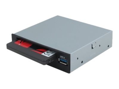 Sedna Einbaurahmen 6,3cm(2,5") SSD/HDD-> 8,9cm(3,5") BAY + USB3Port