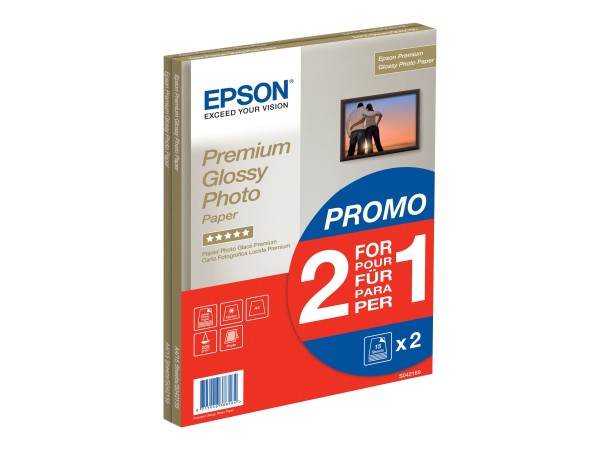 EPSON Fotopapier premium glossy A4 255g/qm 30Blatt