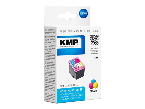 KMP H76 Farbe (Cyan, Magenta, Gelb) Tintenpatrone