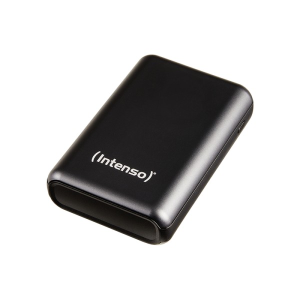 INTENSO Powerbank A10000 mAh, Power Delivery Funktion, Quick Charge, USB-C-Anschluss, Aluminiumgehäu
