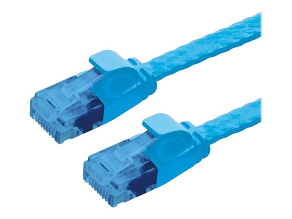 VALUE 21992053 RJ45 Netzwerkkabel, Patchkabel CAT 6a U/UTP 3.00 m Blau 1 St.