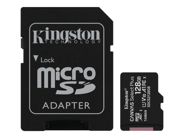 KINGSTON 128GB MICROSDXC CANVAS SELECT