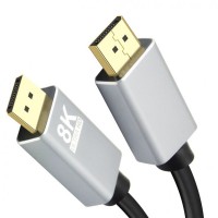 HERWECK Helos Anschlusskabel, DisplayPort Stecker/Stecker, PREMIUM 8K, 5,0m, schwarz  DisplayPort 1.