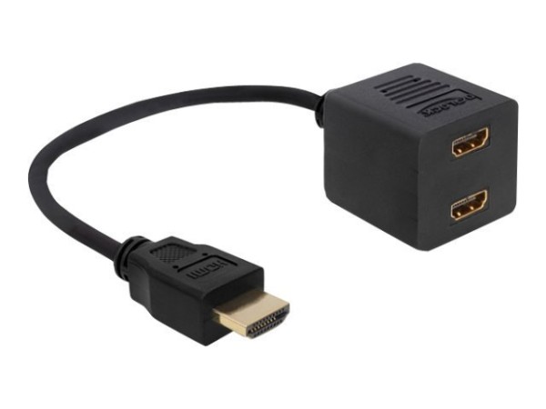 DELOCK Adapter HDMI 1.4 St > 2x HDMI 1.4 Bu