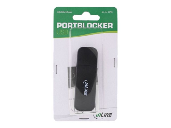 INLINE USB Portblocker, blockt bis zu 4 Ports