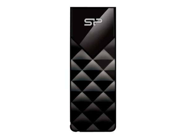 SILICON POWER USB-Stick 8GB Silicon Power USB 2.0 COB U03 Black
