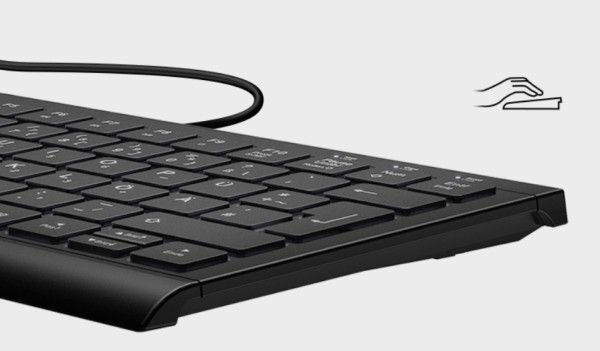 KEYSONIC KSK-5010ELC Mini Tastatur DE-Layout Hintergrundbeleuchtung Nummernblock