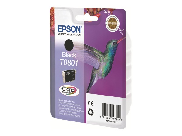 EPSON T0801 Schwarz Tintenpatrone