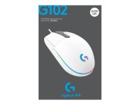 LOGITECH Gaming Mouse G102 LIGHTSYNC - Maus - Für Rechtshänder - optisch - 6 Tasten - kabelgebunden