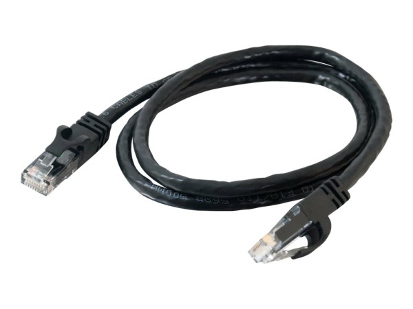 CABLES TO GO Cbl/2M Black CAT6 PVC Snagless UTP Patch