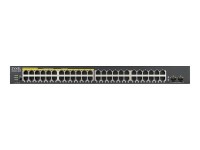 ZYXEL 48 Port GbE L2 PoE+ Smart Switch, 170 Watt rackmount, V2