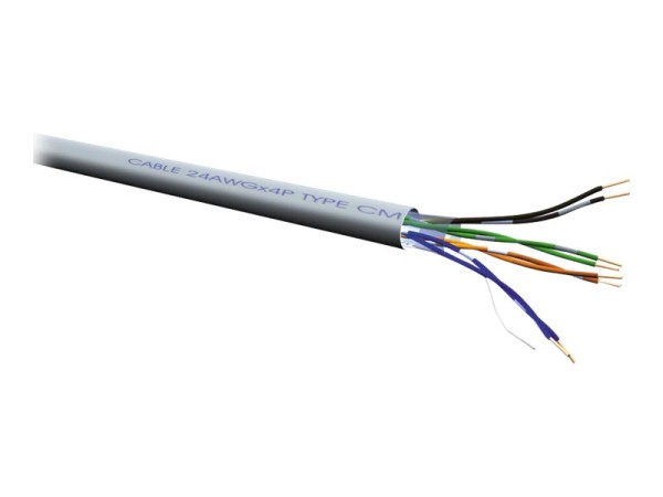 VALUE - Bulkkabel - 300 m - UTP - CAT 6a - robust - Grau