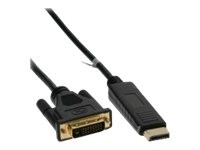 INLINE DisplayPort zu DVI Konverter Kabel Schwarz 1m