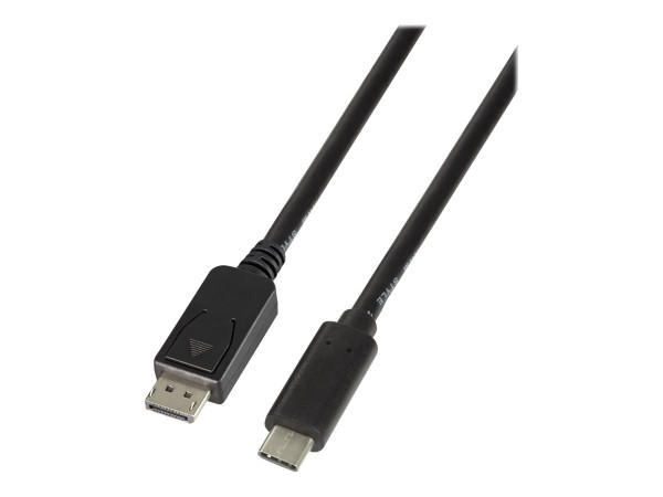 LOGILINK USB / DisplayPort Anschlusskabel [1x USB 2.0 Stecker C - 1x DisplayPort Stecker] 3.0 m