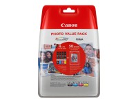 CANON CLI 551XL C/M/Y/BK Photo Value Pack 4er Pack Schwarz, Gelb, Cyan, Magenta Tintenbehälter