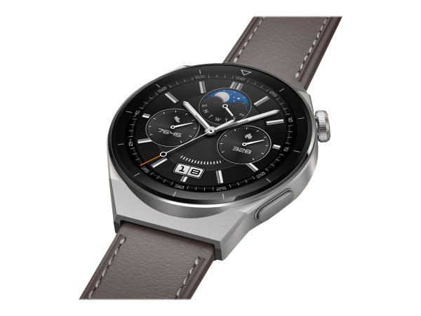 HUAWEI Watch GT 3 Pro - 46 mm - Titan - intelligente Uhr mit Riemen - Handgelenkgröße: 140-210 mm -