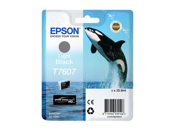 EPSON T7607 Schwarz Tintenpatrone